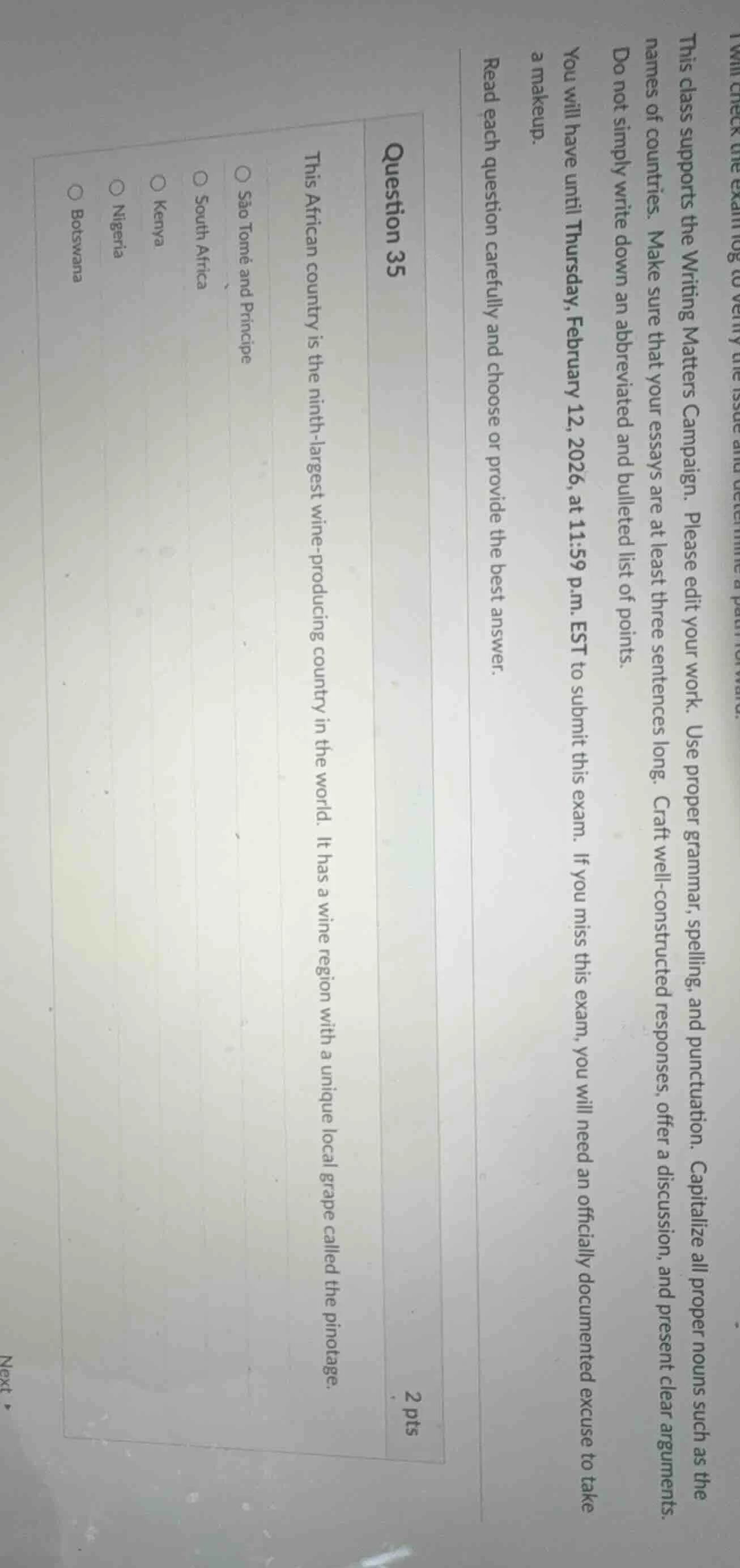 this class supports the writing matters campaign. please edit your work…