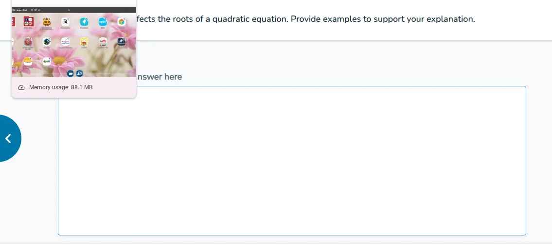 fects the roots of a quadratic equation. provide examples to support yo…