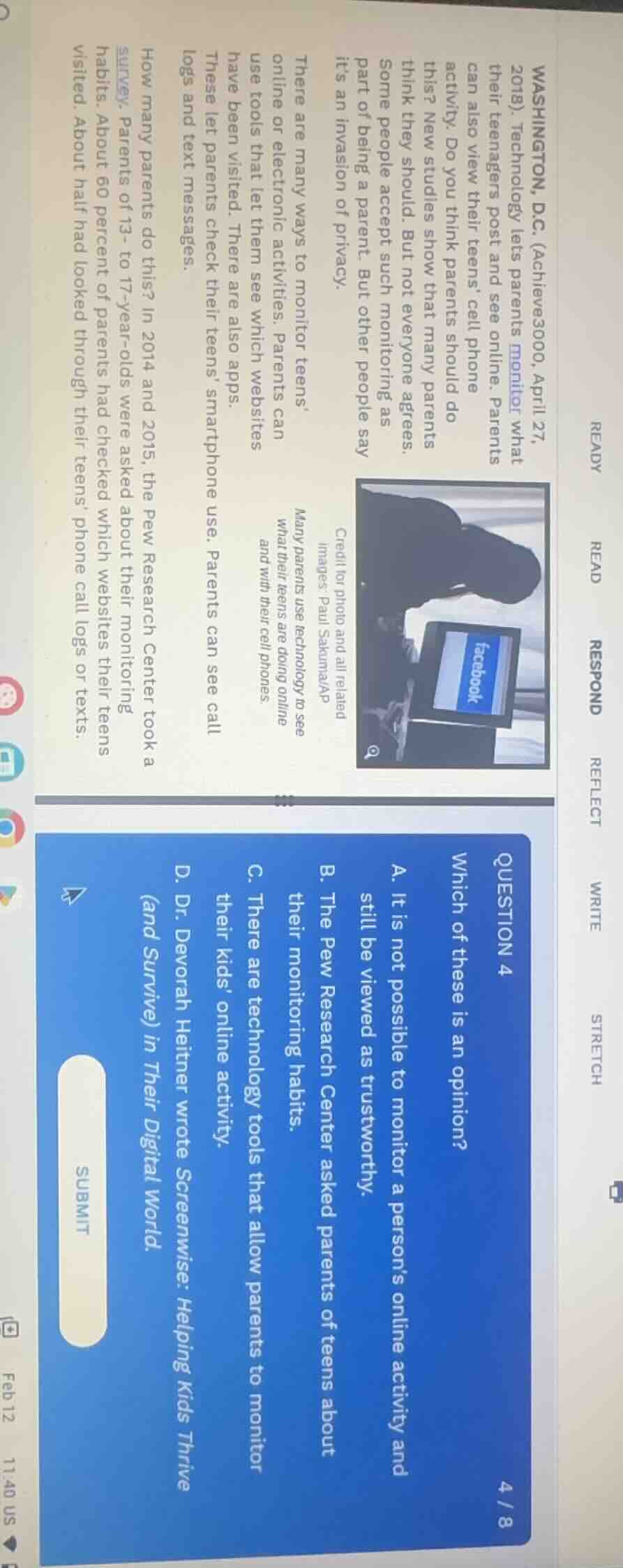 ready read respond reflect write stretch washington, d.c. (achieve3000,…