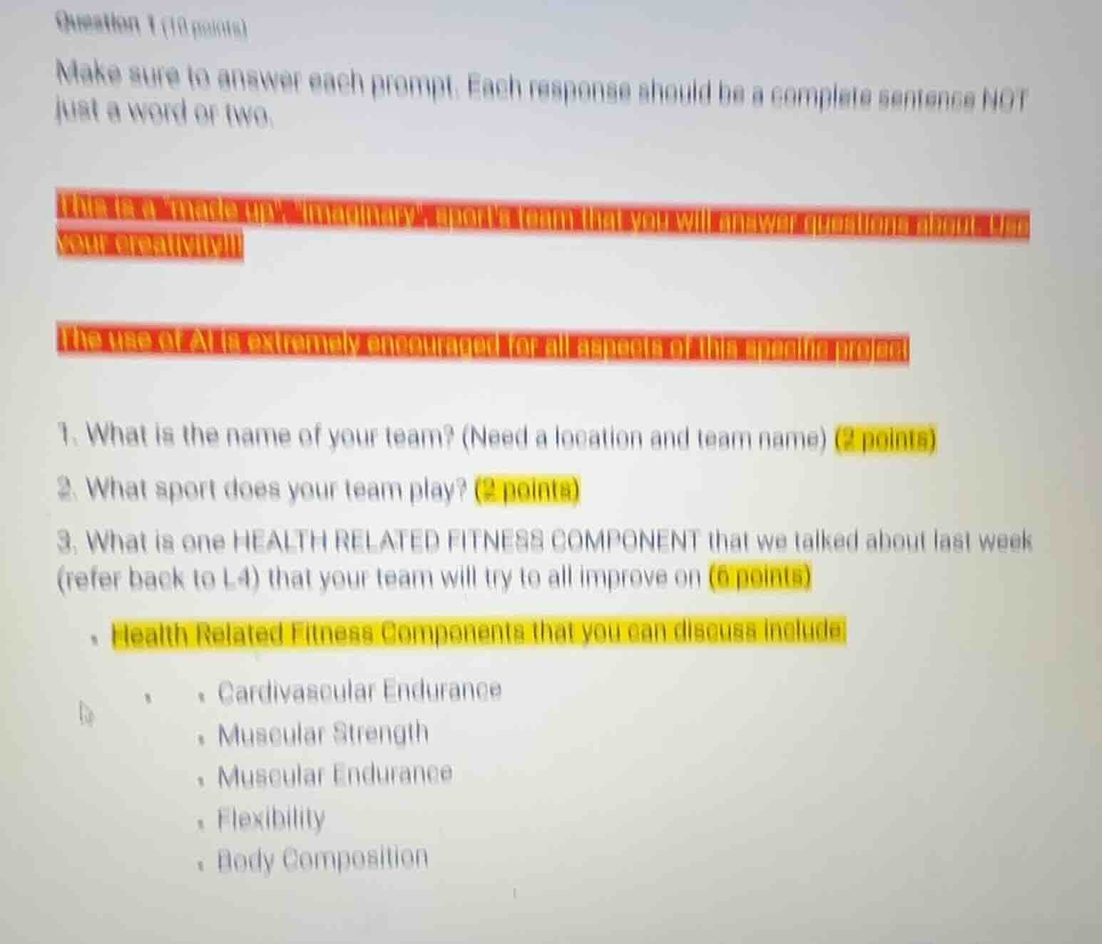 question 1 (10 points) make sure to answer each prompt. each response s…