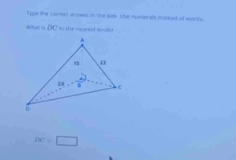 type the correct answer in the box. use numerals instead of words. what…