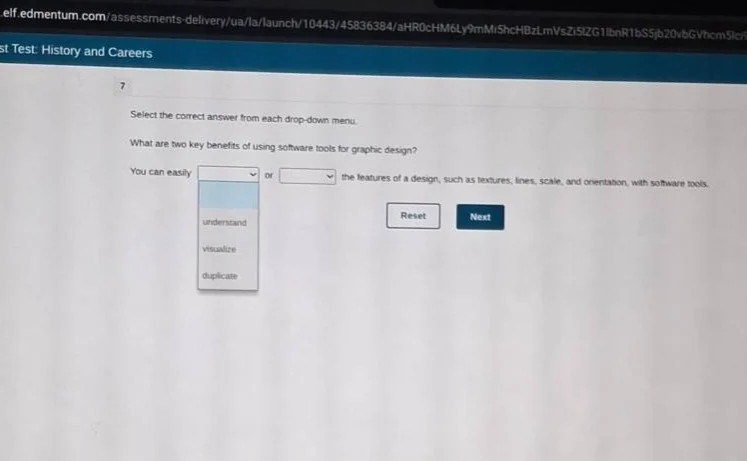 test: history and careers 7 select the correct answer from each drop-do…
