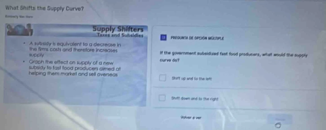 what shifts the supply curve?connect to khan academysupply shifterstaxe…
