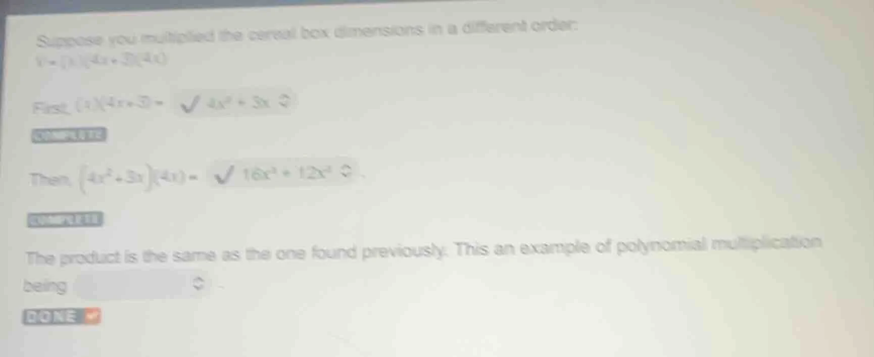 suppose you multiplied the cereal box dimensions in a different order:$…