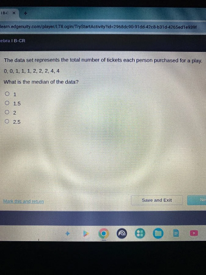 ebra i b-cr the data set represents the total number of tickets each pe…