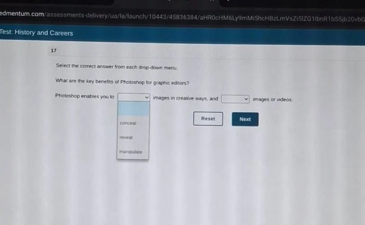 test. history and careers 17 select the correct answer from each drop-d…