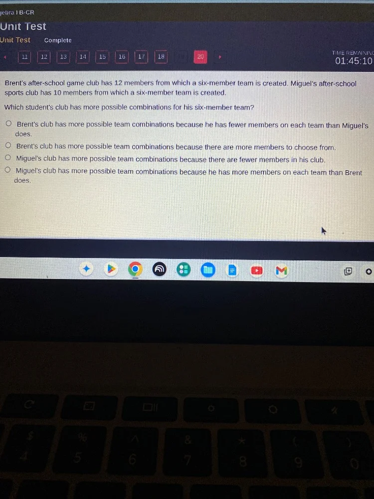 gebra i b-gr unit test unit test complete time remainn 01:45:10 brents …