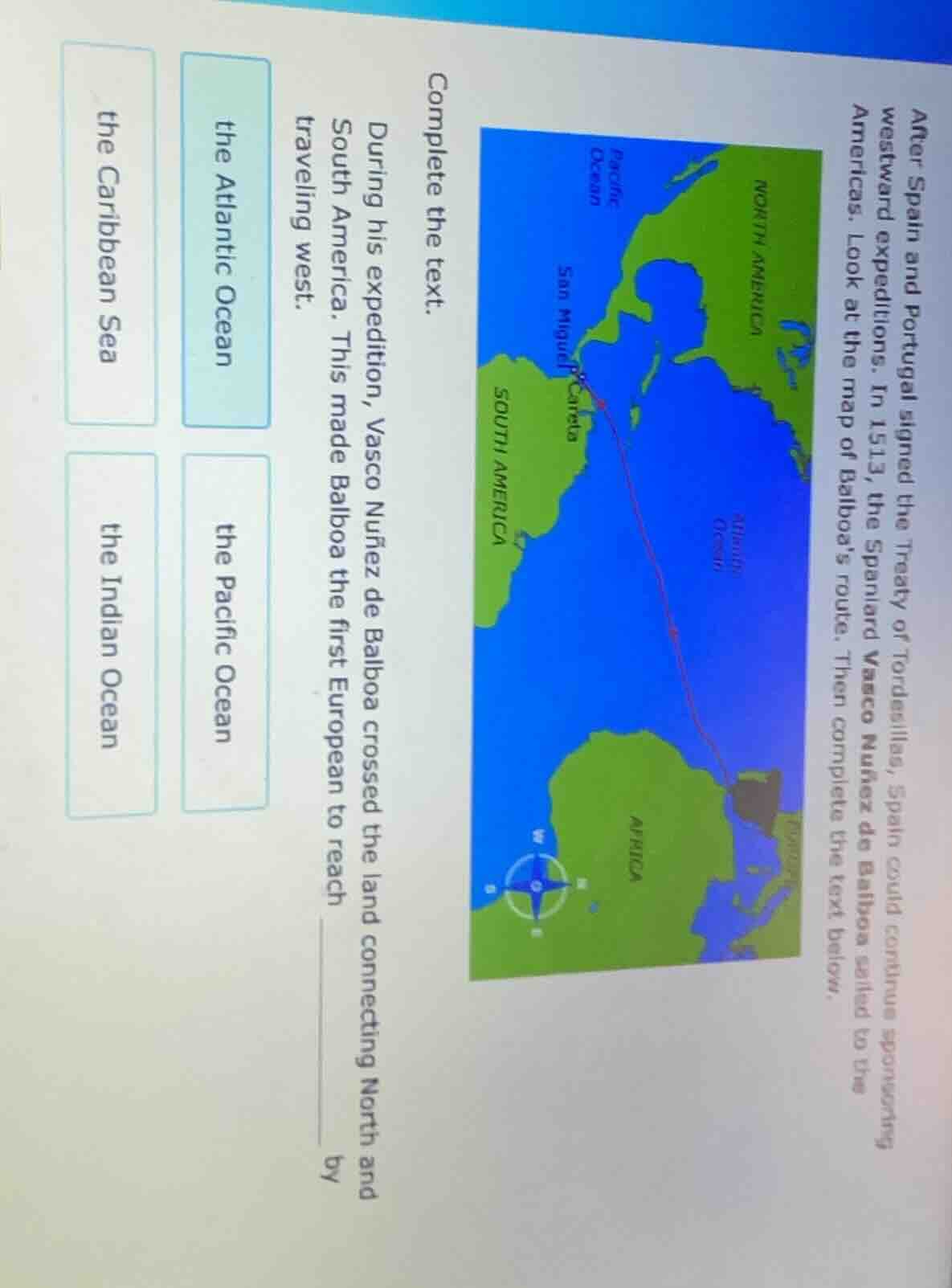 after spain and portugal signed the treaty of tordesillas, spain could …