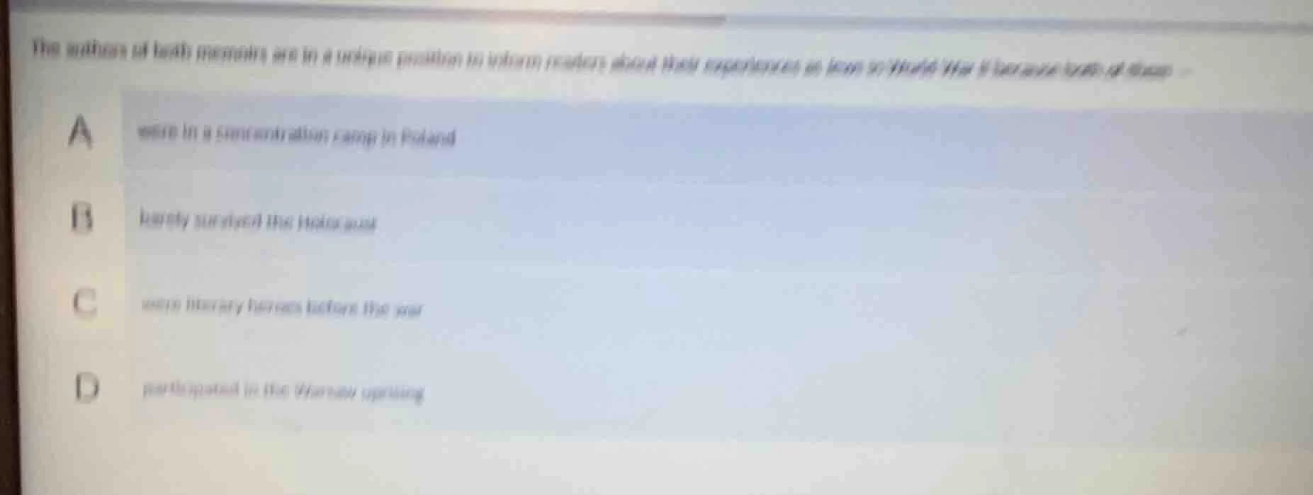 the authors of both memoirs are in a unique position to inform readers …