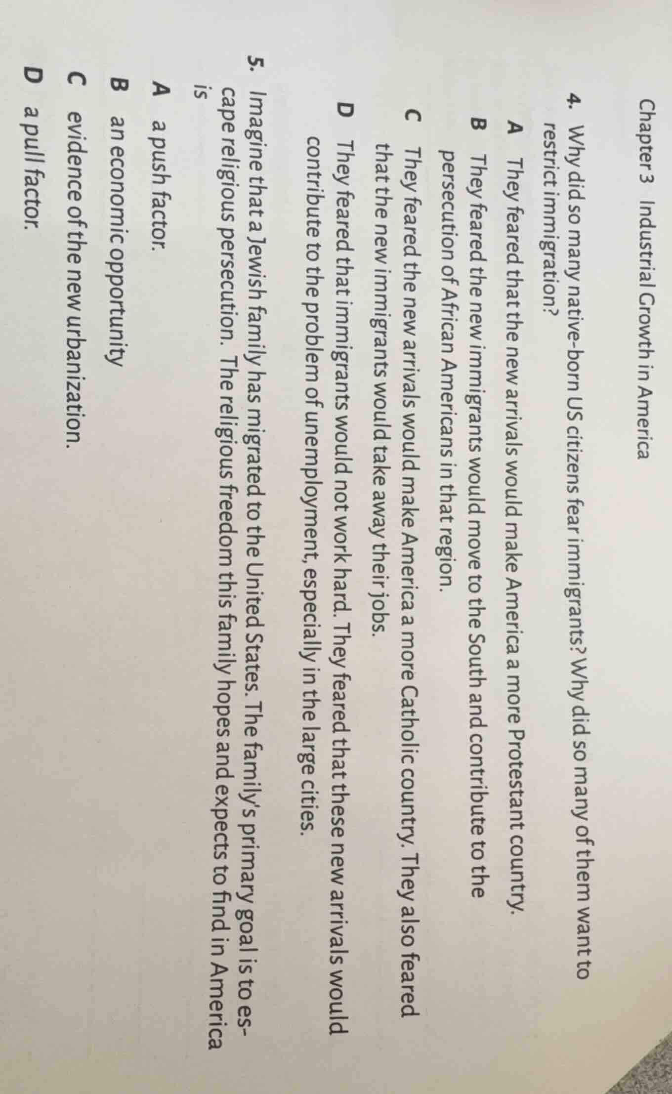 chapter 3 industrial growth in america 4. why did so many native-born u…