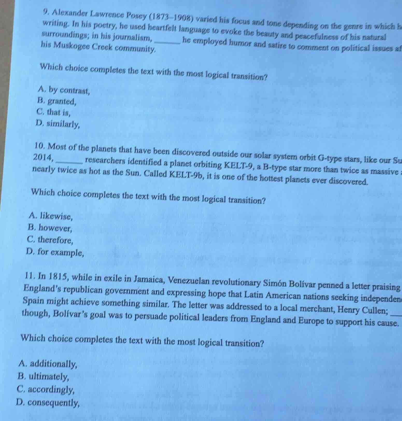 9. alexander lawrence posey (1873-1908) varied his focus and tone depen…