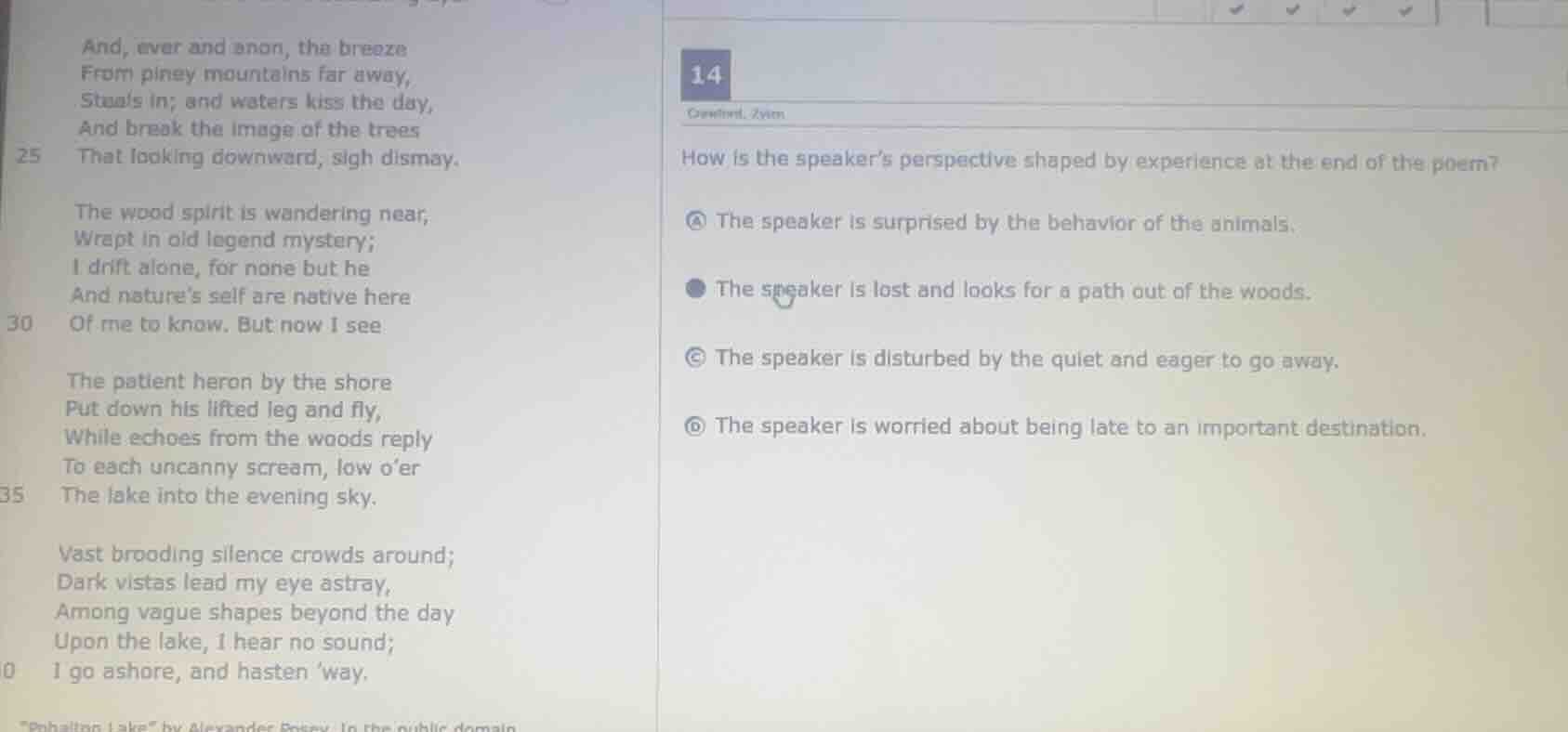 25 and, ever and anon, the breeze from piney mountains far away, steals…