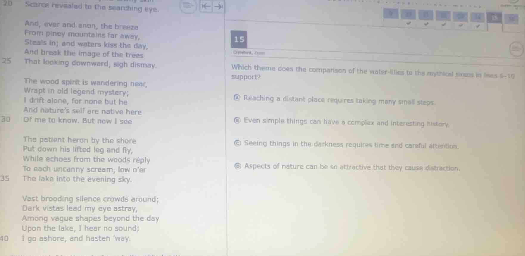 20 scarce revealed to the searching eye.25and, ever and anon, the breez…