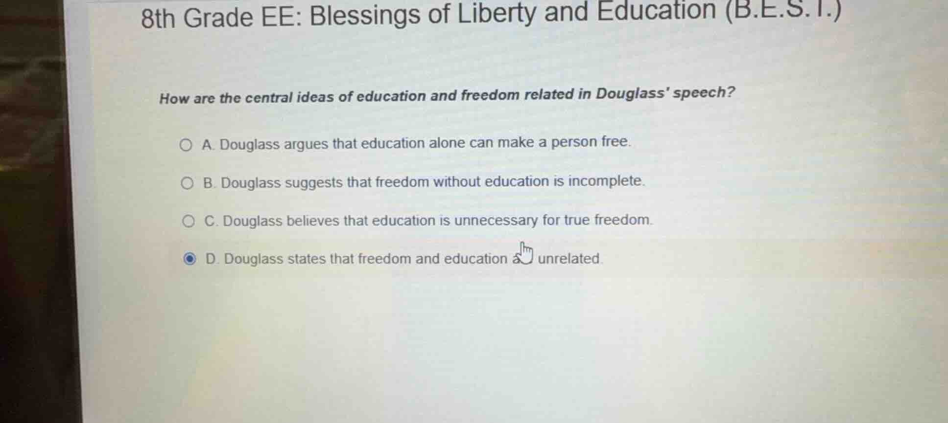 8th grade ee: blessings of liberty and education (b.e.s.i.) how are the…