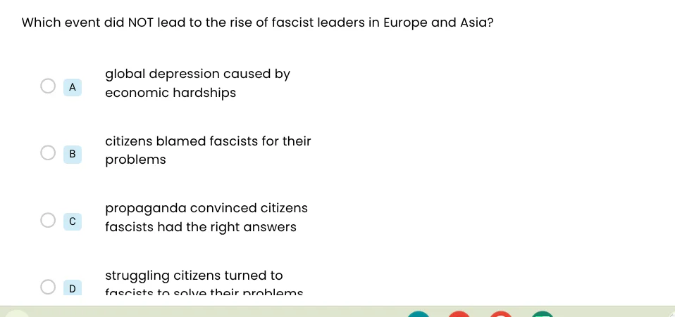 which event did not lead to the rise of fascist leaders in europe and a…