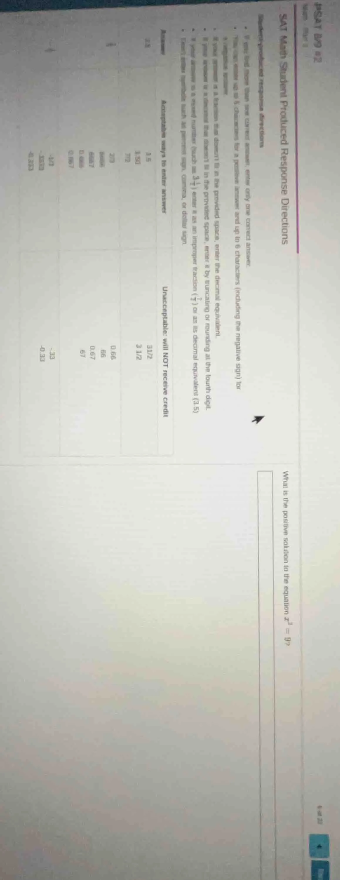 psat b9 #2math - part 34 of 22sat math student produced response direct…