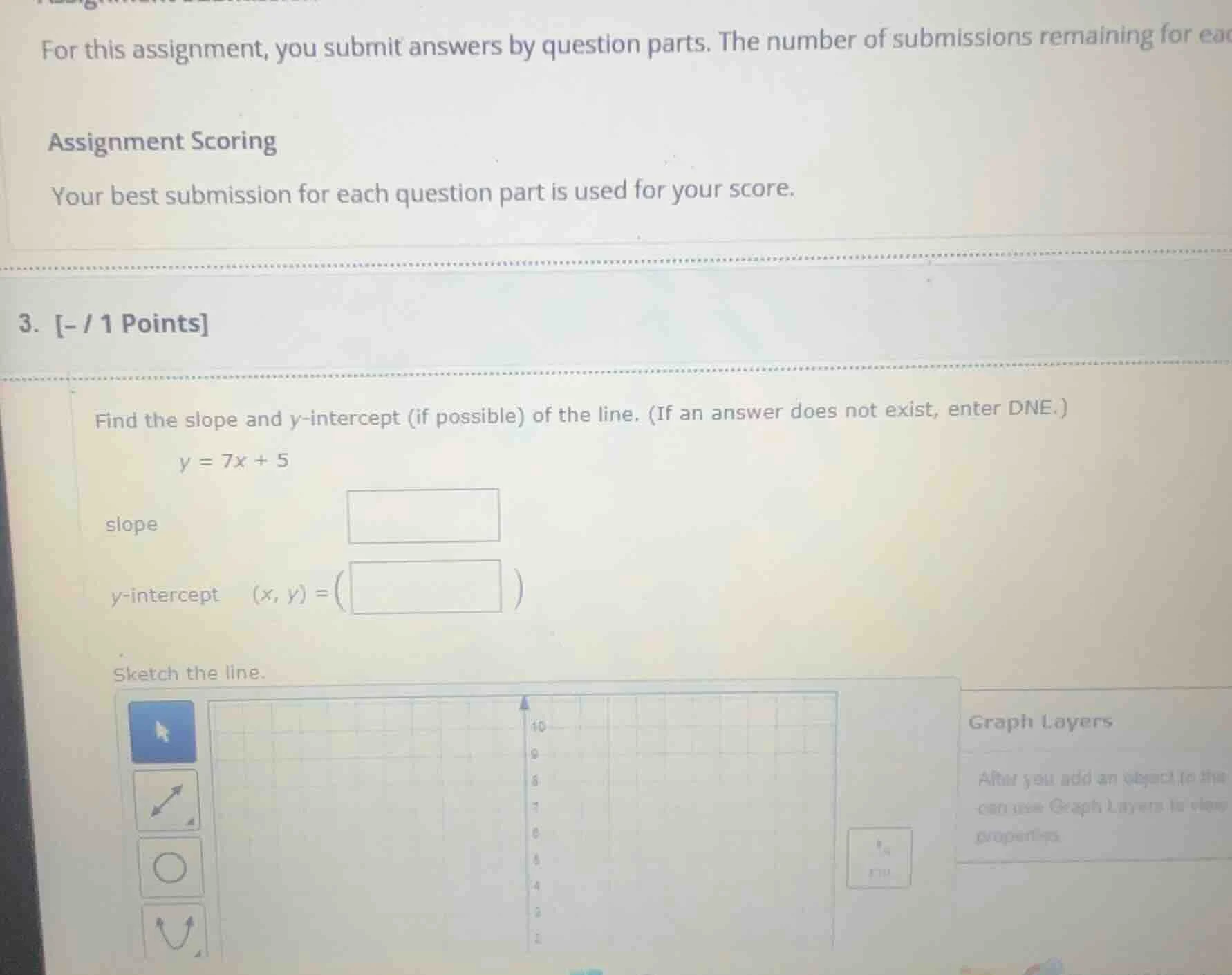 for this assignment, you submit answers by question parts. the number o…