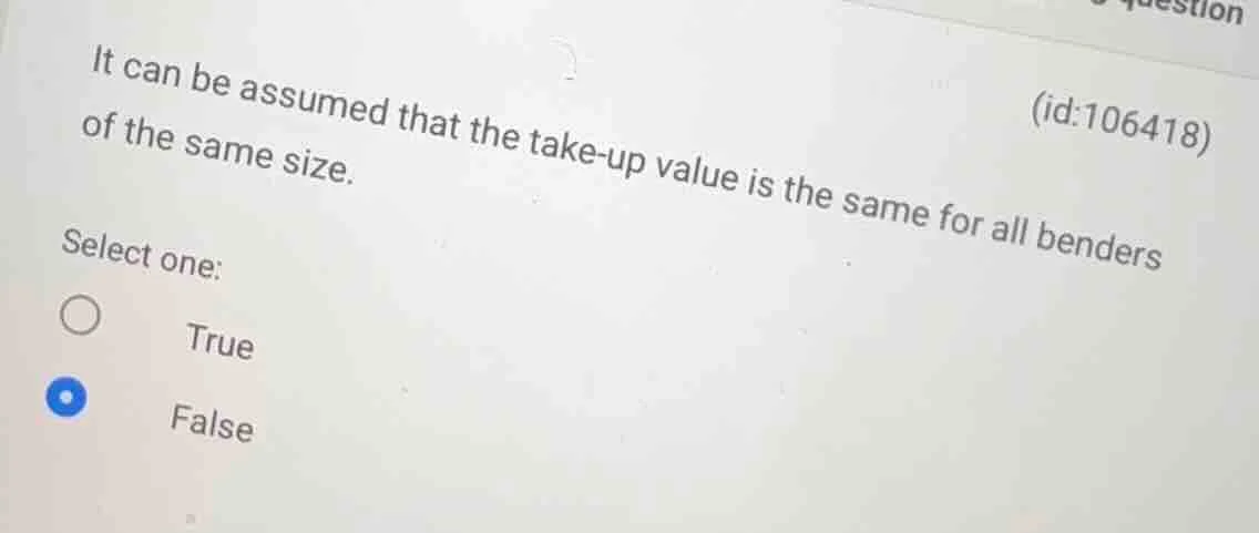 (id:106418)it can be assumed that the take-up value is the same for all…