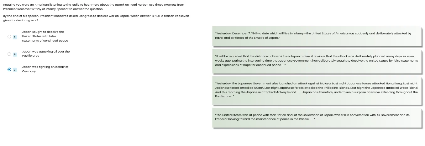 imagine you were an american listening to the radio to hear more about …