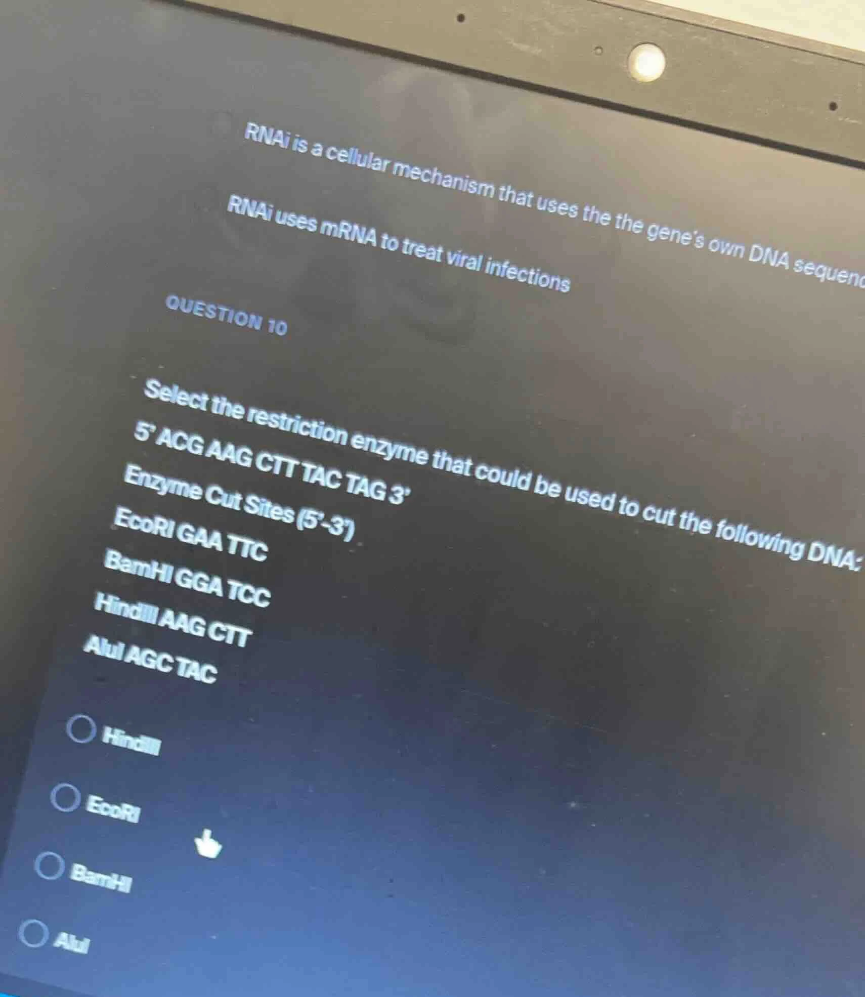 rnai is a cellular mechanism that uses the the genes own dna sequenrnai…