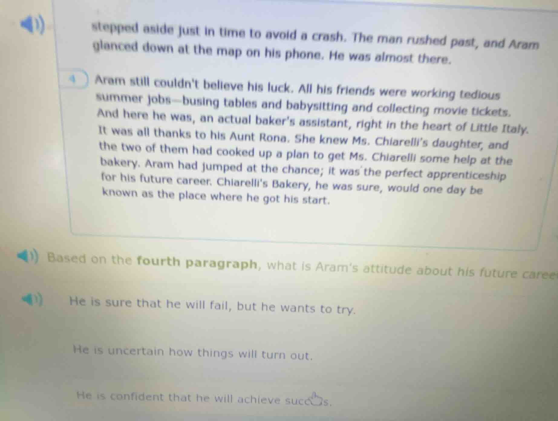 stepped aside just in time to avoid a crash. the man rushed past, and a…