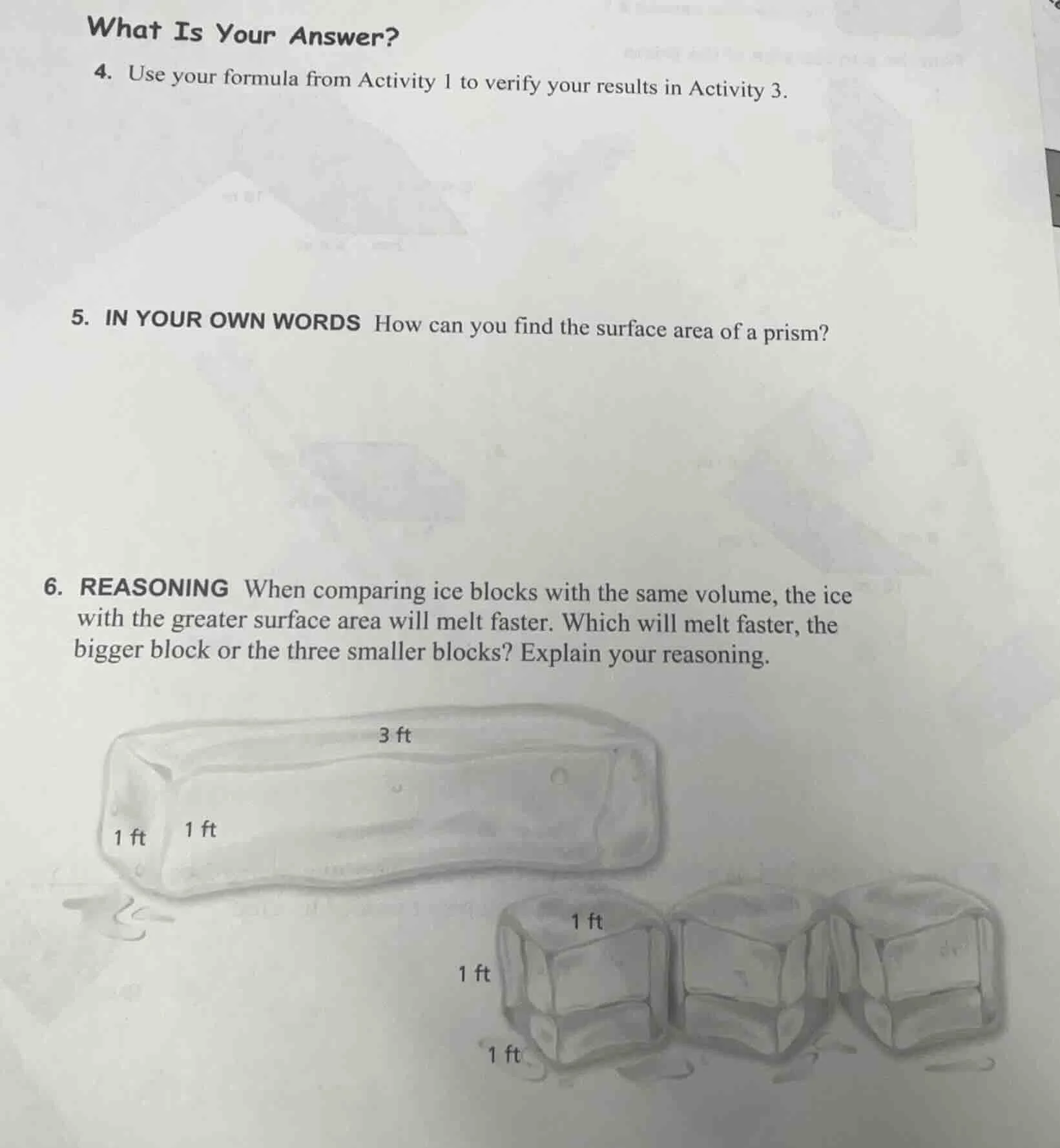 what is your answer? 4. use your formula from activity 1 to verify your…