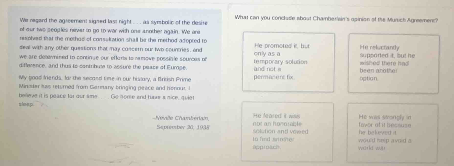 we regard the agreement signed last night . . . as symbolic of the desi…