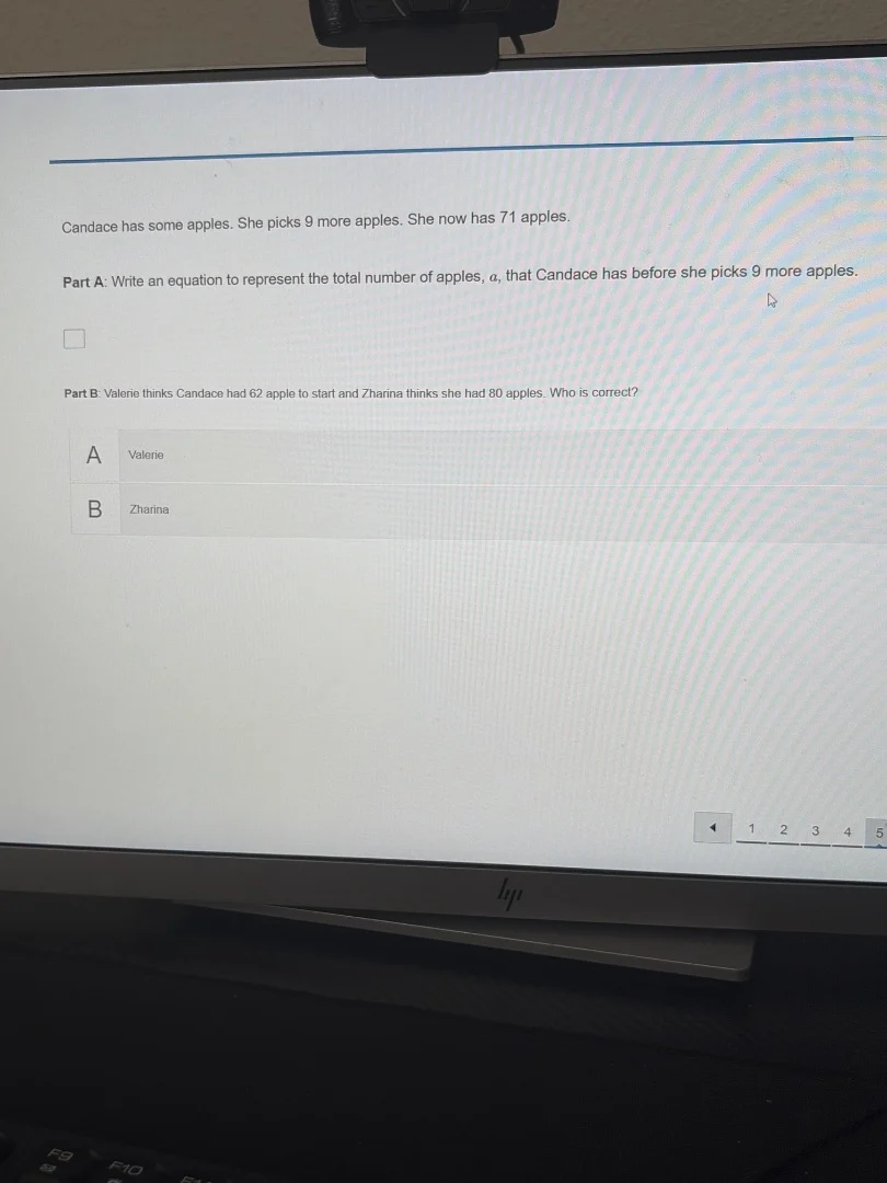 candace has some apples. she picks 9 more apples. she now has 71 apples…