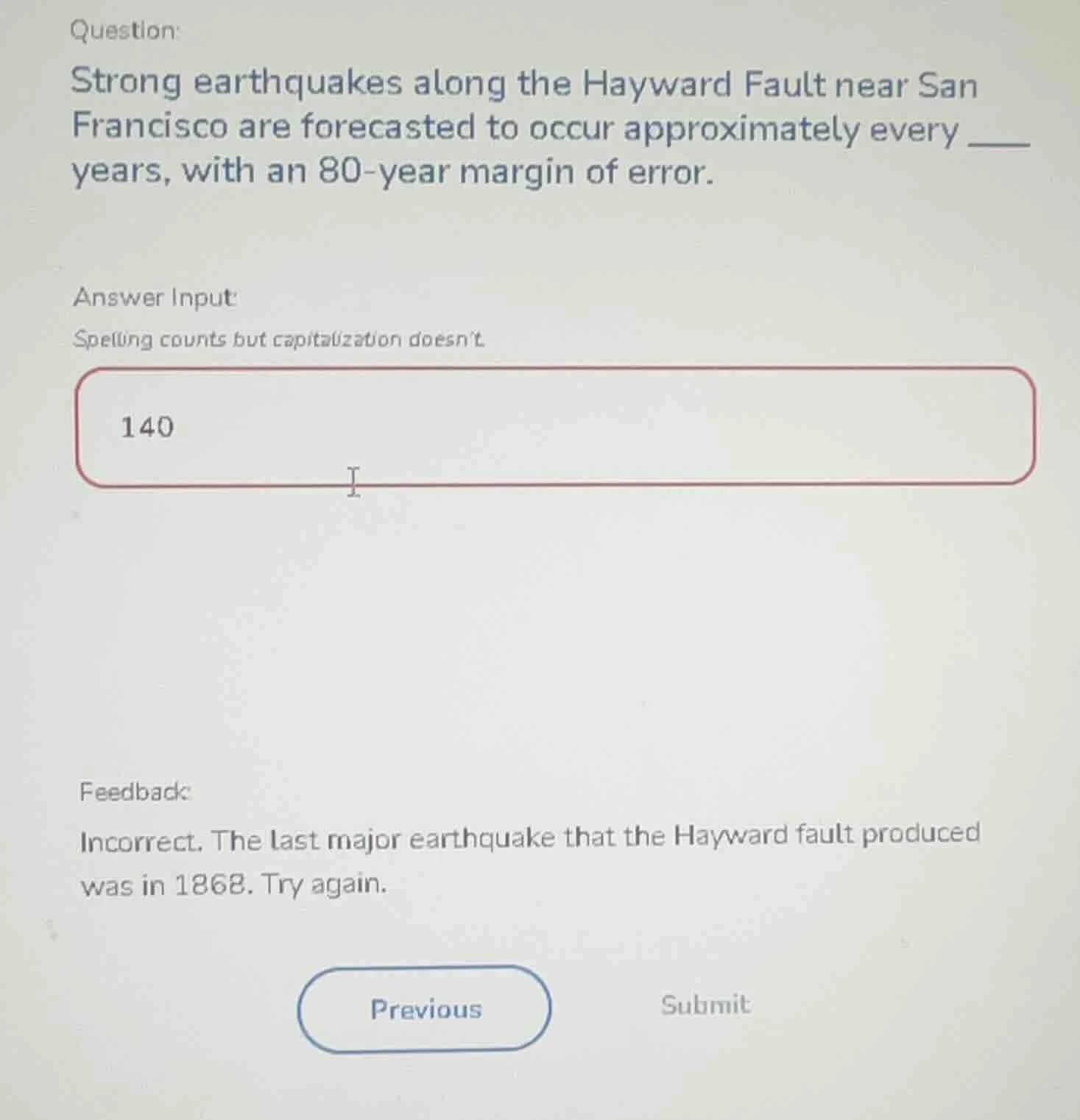question: strong earthquakes along the hayward fault near san francisco…