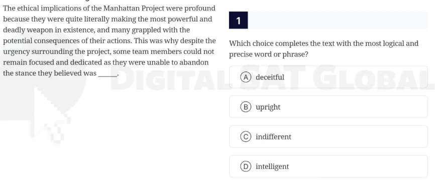 the ethical implications of the manhattan project were profound because…