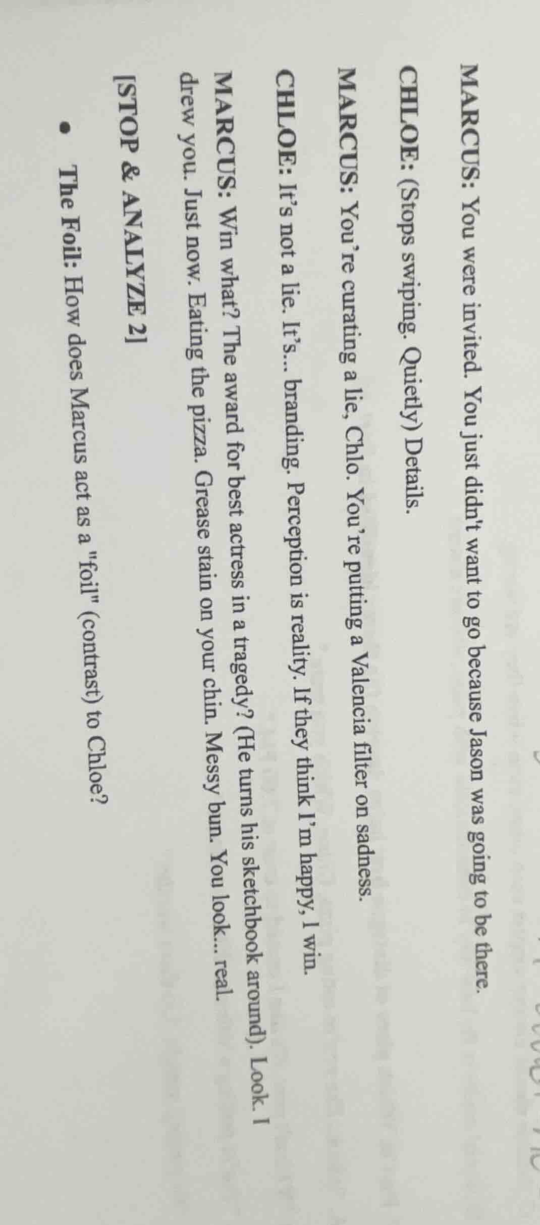 marcus: you were invited. you just didnt want to go because jason was g…