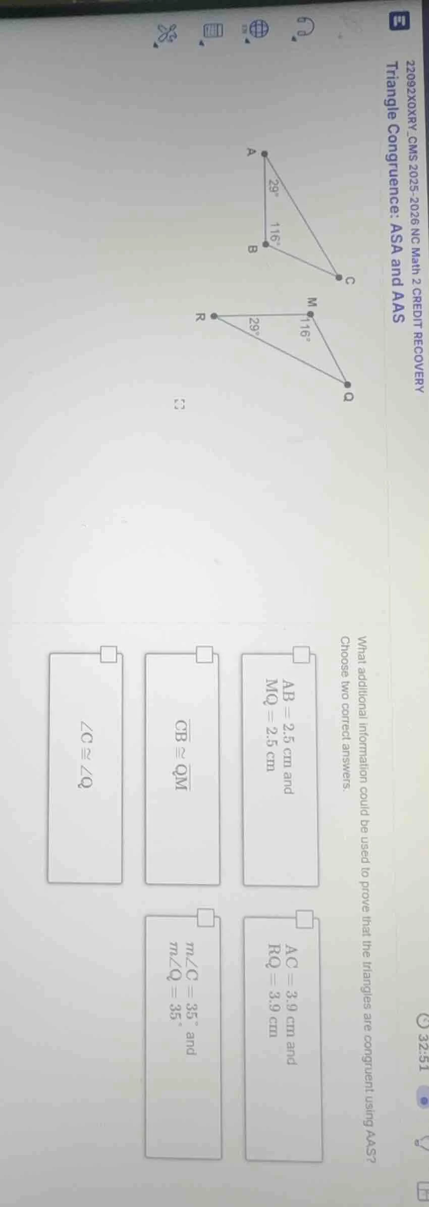 22092x0xry_cms 2025-2026 nc math 2 credit recovery triangle congruence:…
