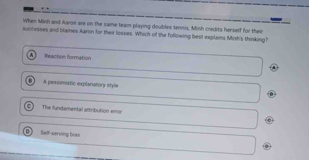 when minh and aaron are on the same team playing doubles tennis, minh c…