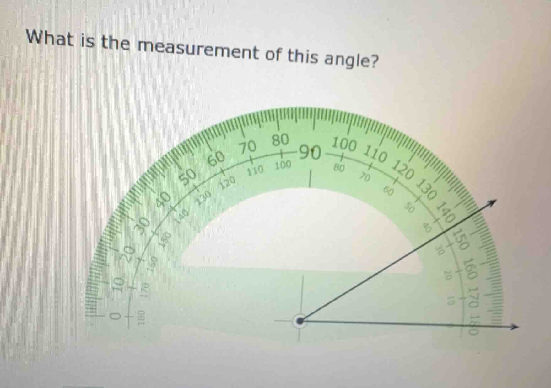 what is the measurement of this angle?