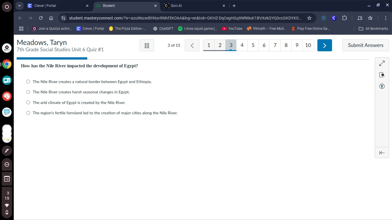 meadows, taryn 7th grade social studies unit 6 quiz #1 3 of 15 1 2 3 4 …