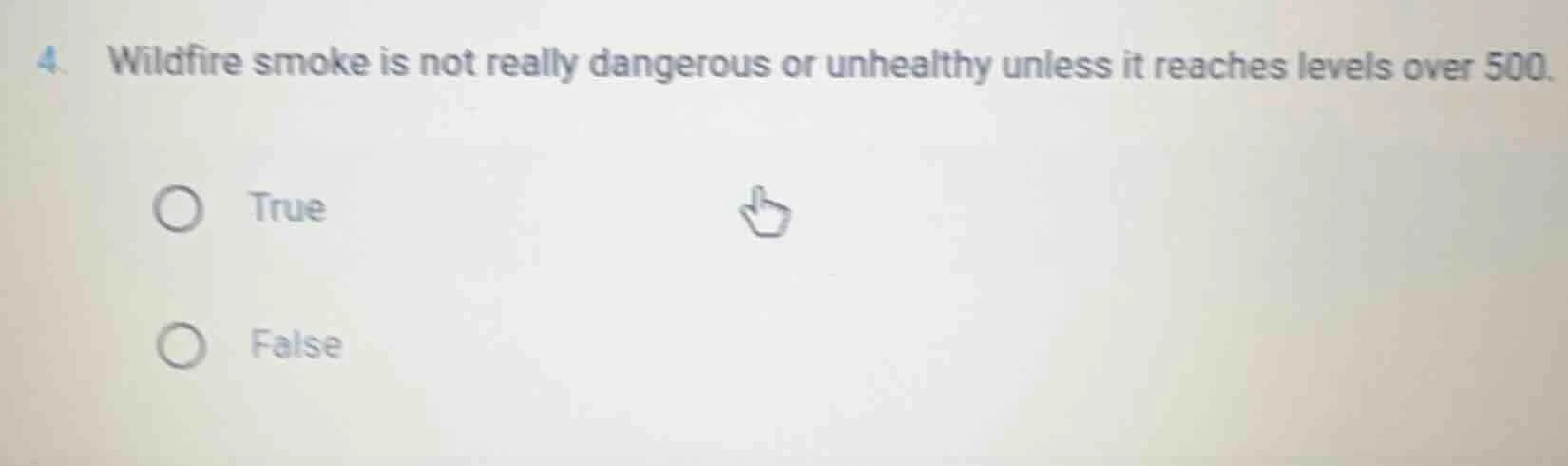 4. wildfire smoke is not really dangerous or unhealthy unless it reache…