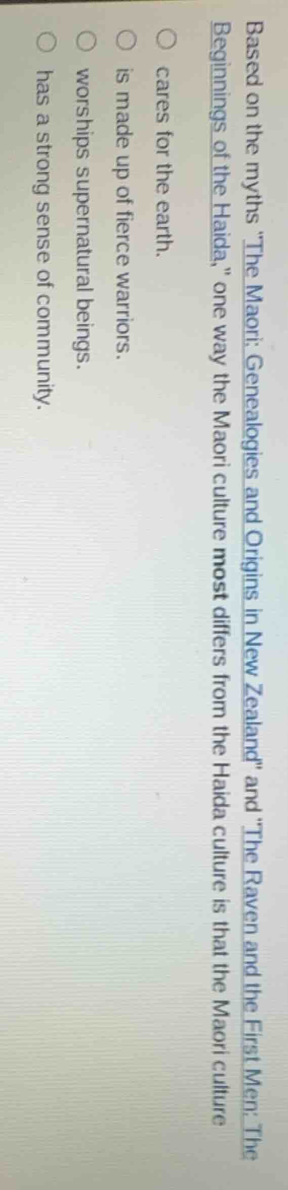 based on the myths the maori: genealogies and origins in new zealand an…