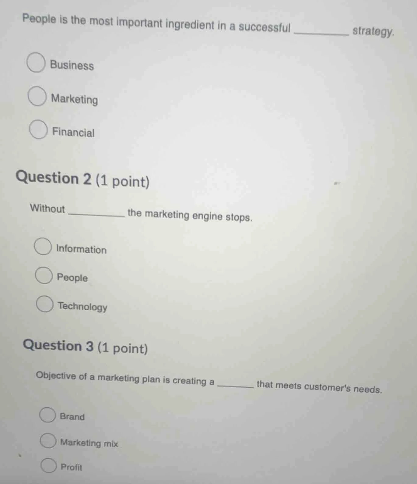 people is the most important ingredient in a successful ______ strategy…