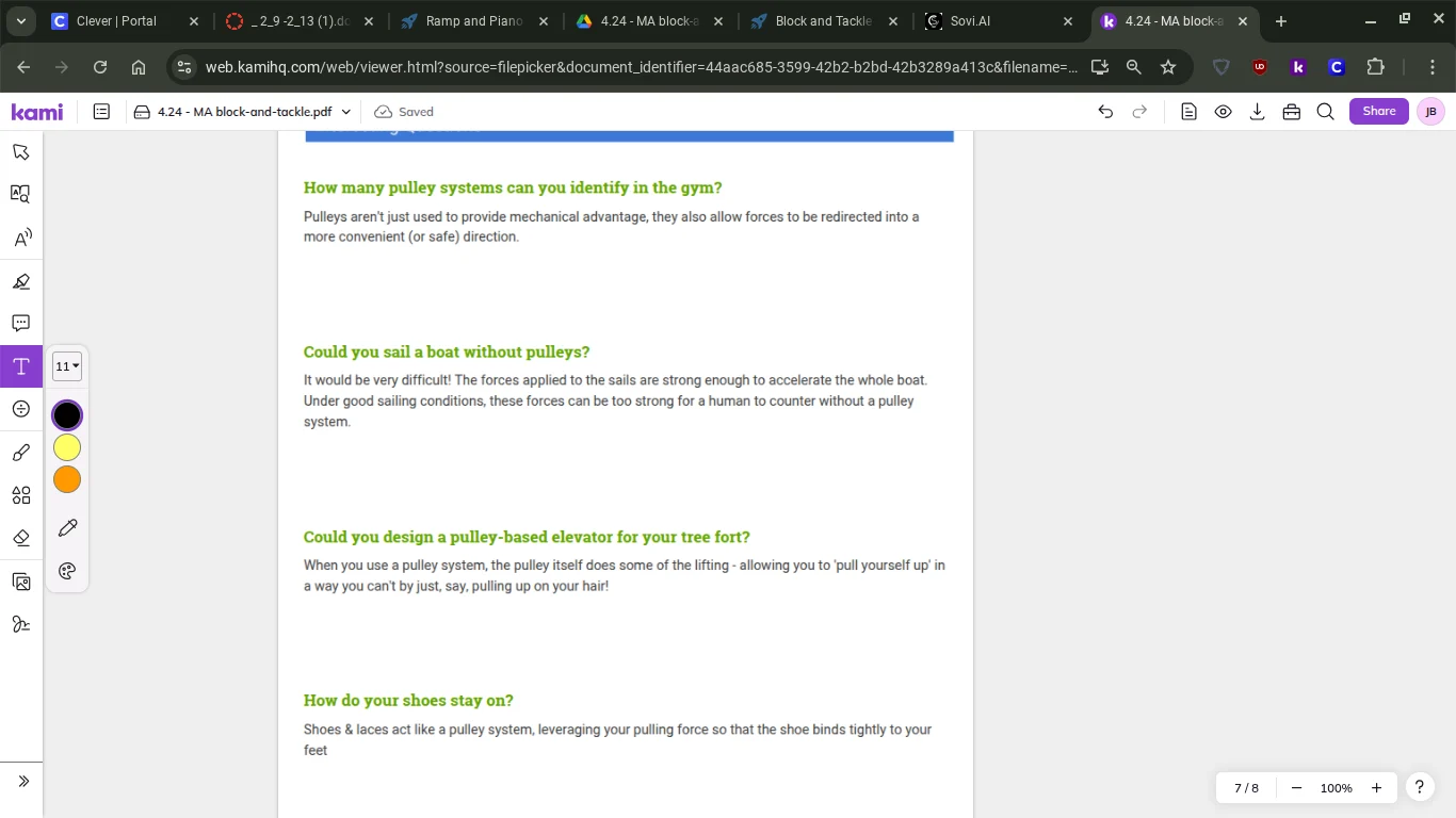 how many pulley systems can you identify in the gym? pulleys arent just…